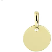 New Bling - 9NBG-0827 - 14K geelgouden Hanger – Rond Gesloten – 18mm – Dames Sieraad