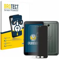 BROTECT - privacy screenprotector voor Samsung Galaxy Tab Active 5 (Portret-Modus) - Folie Beschermfolie Blauwlichtfilter