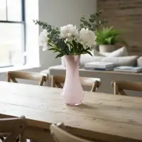 TLF Interieurs Vaas Selene – Pink elegante glazen design vaas - 30cm