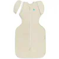 Love to Dream Babyslaapzak Swaddle Up - Inbakeren afbouwen - Baby 3-6 maanden - 6-8.5 kg - All Season - Oatmeal
