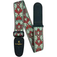 P&P Professionele Verstelbare Stevige Gitaarband - Guitar strap Band - Luxe Gitaarriem - Bas/Elektrische /Akoestische Gitaar -Groen-Terra