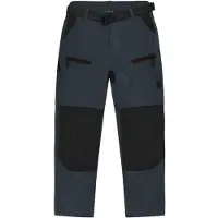 Color Kids - Kid's Pants Outdoor With Zip Off - Trekkingbroek 104, blauw/zwart