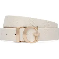 GUESS riem Jena Adjustable And Reversible Pant Belt W105 Dark Taupe Multi crème maat M