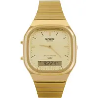 Casio Collection Vintage AQ-240EG-9AEF Horloge - Staal - Goudkleurig - Ø 35 mm