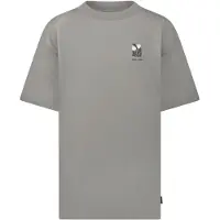 Cars T-shirt met backprint grijs Jongens Katoen Ronde hals Backprint - maat 116