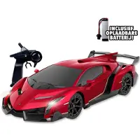 Gear2Play RC Lamborghini Veneno 1:12 - Bestuurbare auto - 2.4 GHz met verlichting - Incl. oplaadbare batterij