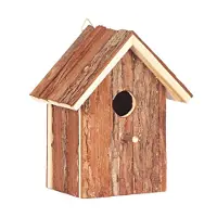 Kinlys Vogelhuisje Koolmees - Boomschors- Nestkastje - - Houtkleur - 17727