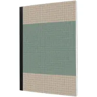Sigel Schrijfblok A5 Geruit Gebonden Karton Zachte kaft Lichtblauw Niet geperforeerd 200 Pagina's