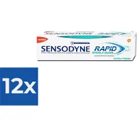 Sensodyne Tandpasta - Rapid Relief Extra Fresh - 75ml - Voordeelverpakking 12 stuks