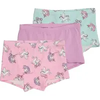 Lindex Onderbroek 'Unicorns And Bows' mintgroen / pink / rosa