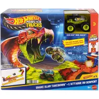 Hot Wheels Monstertrucks - Sla de Slang Knock-Out Speelset