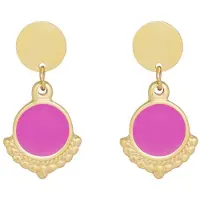Yehwang Oorbellen Sierlijk goud roze