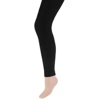 Yellow moon thermo legging zwart Thermo ondergoed Jongens/Meisjes Polyester - maat 134/140