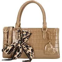 Charm Schoudertas Taupe
