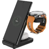FIXED PowerStation 3-in-1 Draadloos Oplaadstation – Smartphone, Koptelefoon & Garmin Smartwatch