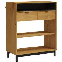 Syfax Bartafel FLAM 92x45x110 cm massief grenenhout