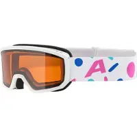 Alpina Skibril Kids Scarabeo Jr. White/Rose Matt