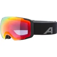 Alpina Skibril Falera Mag Q Black Matt Mirror Red