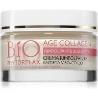 Phytorelax Age Collagen Gezicht & Hals Crème – Met Collageen & Peptiden – Anti-Aging & Plumping – Zonder Parfum – Bio Eco AIAB – 50ml