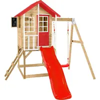 Zwerkules - ZW3832 - Speelhuisje Lolla incl. glijbaan en schommel