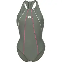 Arena Badpak 'Y-BACK' groen / donkerroze / wit