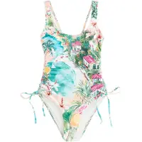 Next Badpak aqua / groen / pink / wit
