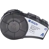 Brady M21-11-499 tape nylonweefsel zwart op wit 19,05 mm x 12,70 mm (origineel)