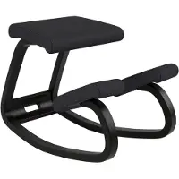 Ama Kniestoel - Bureaustoel - Ergonomische Bureaustoel - ‎72 x 52 x 51cm - ‎Zwart
