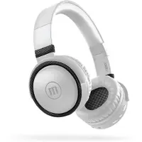 HomeShopXL HP-BTB52 draadloze Bluetooth Koptelefoon / hoofdtelefoon - 40 mm drivers - Type-C snelladen - 3,5 mm jack - Microfoon - Verstelbare hoofdband - Wit kunststof [52046WH]