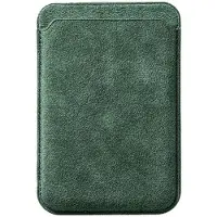 Alcanside Alcantara MagSafe Wallet Kaarthouder Groen