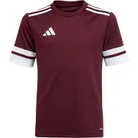 Adidas Functioneel shirt 'Squa25' bourgogne / wit