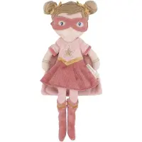Little Dutch Knuffelpop Superhero Rosa 35cm