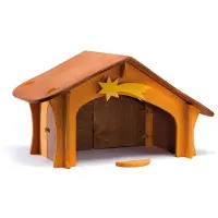 Ostheimer Kerststal met ster + vogelbord