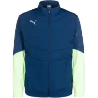 Puma Sportjas 'Individual' donkerblauw / grijs / mintgroen