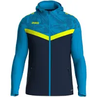 Jako Sportjas blauw / marine / limoen