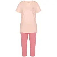 Triumph Pyjama ' Red Label Sets PK Capri ' lichtoranje / pink