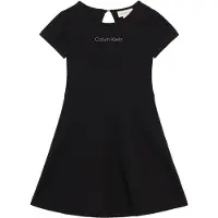 Calvin Klein Jurk taupe / zwart