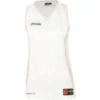 Spalding Sporttop 'Jam' lichtbeige / zwart / wit
