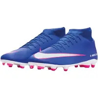 Nike Mercurial Superfly 10 Club Gras / Kunstgras Voetbalschoenen (MG) Blauw Wit Felroze