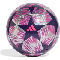 Adidas UEFA Champions League Training Foil Final Voetbal Maat 5 2025-2026 Zilver Paars Roze