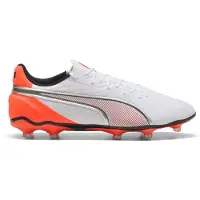 Puma Voetbalschoen 'King Match' kreeft / zilver / wit