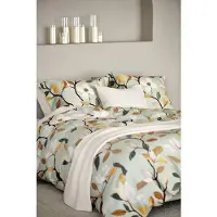 Vandyck Dekbedovertrek Twiggy Pistache Satijn-140 x 200 / 220 cm | 1-Persoons
