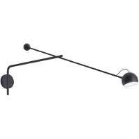 Artemide Ixa Wandlamp Arm Antraciet - Wandlampen Aluminium Anthracite - 1114010A