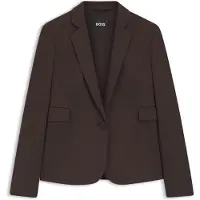 BOSS Slim-fit blazer met schuine figuurnaden Maat 34