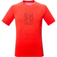Millet - Klimkleding - Cimai Natural SS M Paprika voor Heren van Gerecycled Polyester - Maat S - Oranje
