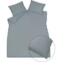 Vandyck Dekbedovertrek Satin Luxe Light Blue Satijn-240 x 200 / 220 cm | Lits-Jumeaux