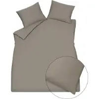 Vandyck Dekbedovertrek Satin Luxe Espresso Satijn-240 x 200 / 220 cm | Lits-Jumeaux