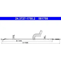 Ate 24.3727-1750.2 Handremkabel