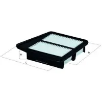 Knecht MAHLE luchtfilter LX 2835