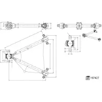 FEBI BILSTEIN Draagarm, wielophanging 197427
